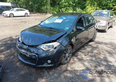 2016 Toyota Corolla S Plus из США, поврежденный, VIN 2T1BURHE7GC682019